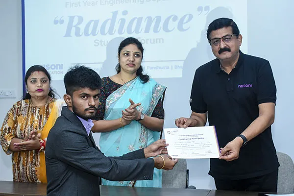 Felicitation of Forum Members(1st Year Eng Dept)